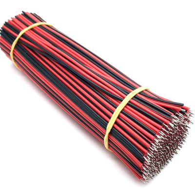 Cable de altavoz paralelo negro rojo para la comunicación audio de la transmisión