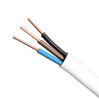 2,5 cobre sin oxígeno del cable eléctrico del alambre plano de la base de Sqmm 3