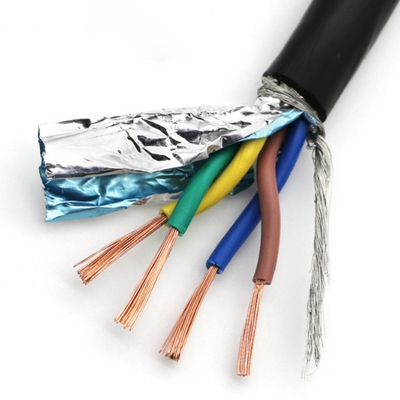 Anti interfiere el PVC de RVVP aisló la abrasión flexible de la prenda impermeable del cable resistente