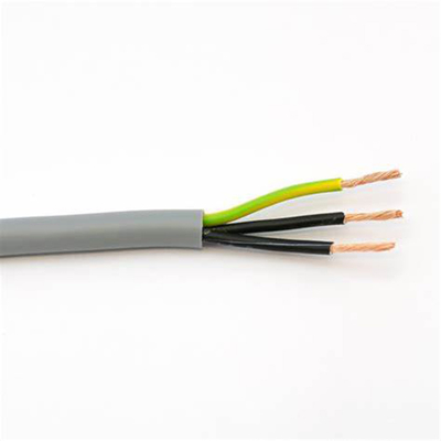 El PVC de la ronda aisló el cable de cobre, cable flexible multiusos de 3 bases 2,5 milímetros