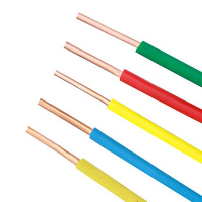 solo anti-corrosivo multicolor del cable aislado del PVC de la base 750V a prueba de calor
