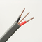 Álcali gemelo ininflamable del cable eléctrico del alambre plano de la base resistente