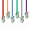 Artículo multicolor sin blindaje del cable del remiendo de la red de Ethernet de CAT5e