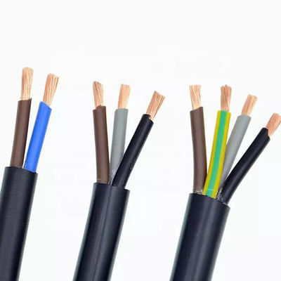 calidad  PVC Insulated Rubber Sheathed Flexible Cable 2 Core Fire Retardant fábrica
