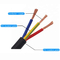 La ronda flexible negra ininflamable del cable eléctrico del CCC forma 2,5 base del milímetro 3